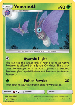 Pokemon Unbroken Bonds Venomoth - 11