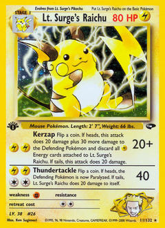 Pokemon Gym Challenge Lt. Surge's Raichu - 11