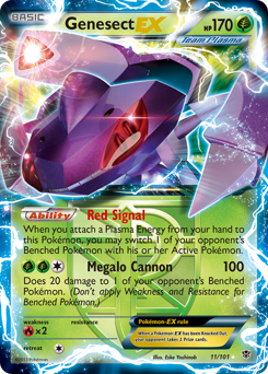 Pokemon Plasma Blast Genesect-EX - 11
