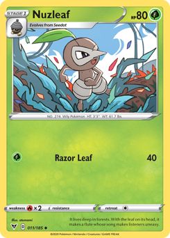 Pokemon Vivid Voltage Nuzleaf - 11