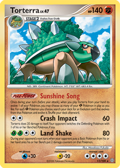 Pokemon Stormfront Torterra - 11