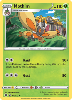 Pokemon Brilliant Stars Mothim - 11