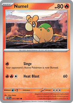 Pokemon Paldean Fates Numel - 11
