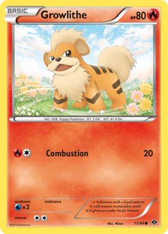 Pokemon Next Destinies Growlithe - 11