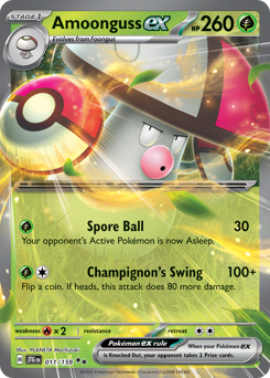 Pokemon Journey Together Amoonguss ex - 11