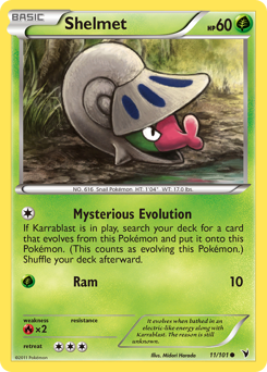 Pokemon Noble Victories Shelmet - 11