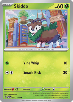 Pokemon Scarlet & Violet Skiddo - 11
