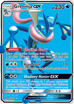 Pokemon Forbidden Light Greninja-GX - 120