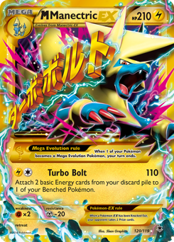 Pokemon Phantom Forces M Manectric-EX - 120