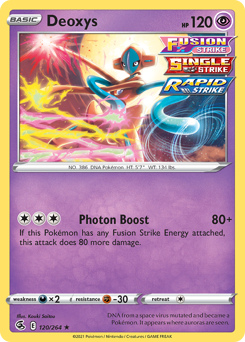 Pokemon Fusion Strike Deoxys - 120