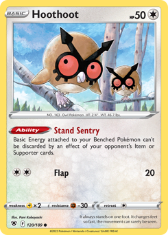 Pokemon Astral Radiance Hoothoot - 120