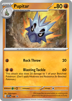 Pokemon Scarlet & Violet Black Star Promos Pupitar - 120