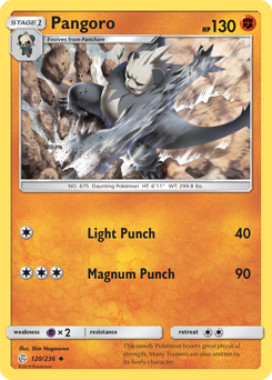 Pokemon Cosmic Eclipse Pangoro - 120