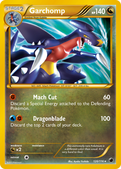 Pokemon Plasma Freeze Garchomp - 120