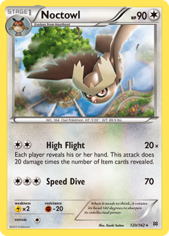 Pokemon BREAKthrough Noctowl - 120