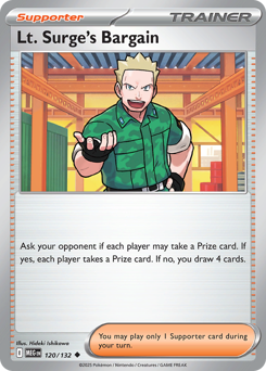 Pokemon Mega Evolution Lt. Surge's Bargain - 120