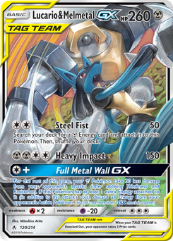 Pokemon Unbroken Bonds Lucario & Melmetal-GX - 120