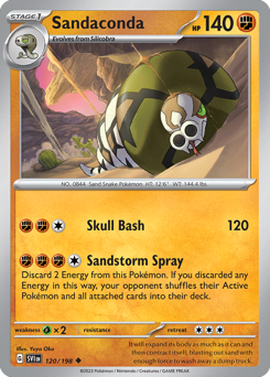 Pokemon Scarlet & Violet Sandaconda - 120