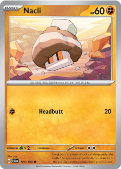 Pokemon Paldea Evolved Nacli - 120