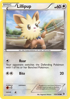 Pokemon Boundaries Crossed Lillipup - 120