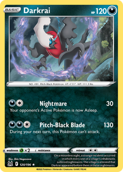 Pokemon Lost Origin Darkrai - 120