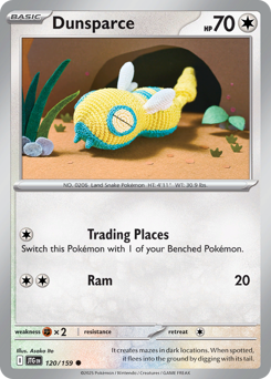 Pokemon Journey Together Dunsparce - 120