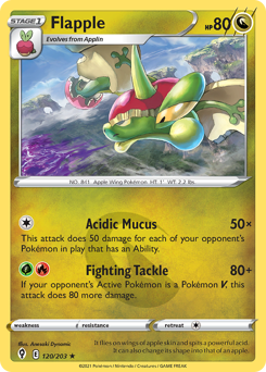 Pokemon Evolving Skies Flapple - 120