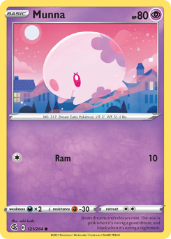 Pokemon Fusion Strike Munna - 121