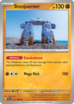 Pokemon Scarlet & Violet Stonjourner - 121