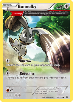 Pokemon Primal Clash Bunnelby - 121
