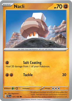 Pokemon Paldea Evolved Nacli - 121