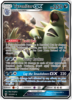 Pokemon Lost Thunder Tyranitar-GX - 121