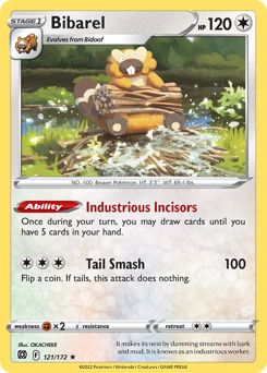 Pokemon Brilliant Stars Bibarel - 121