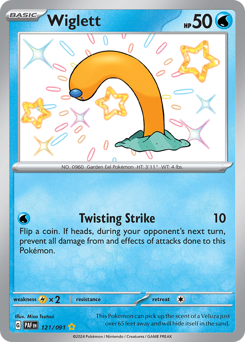Pokemon Paldean Fates Wiglett - 121