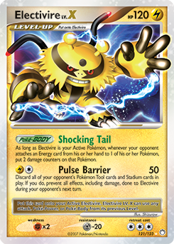 Pokemon Mysterious Treasures Electivire LV.X - 121
