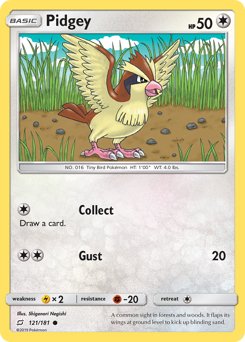 Pokemon Team Up Pidgey - 121