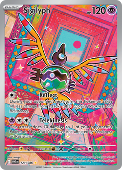 Pokemon White Flare Sigilyph - 121