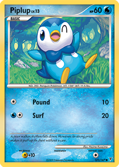 Pokemon Supreme Victors Piplup - 121