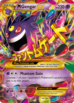 Pokemon Phantom Forces M Gengar-EX - 121