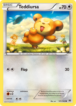 Pokemon BREAKthrough Teddiursa - 121