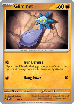 Pokemon Obsidian Flames Glimmet - 121