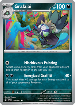 Pokemon Surging Sparks Grafaiai - 121