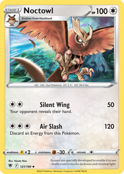Pokemon Astral Radiance Noctowl - 121