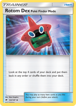 Pokemon Burning Shadows Rotom Dex Poké Finder Mode - 122
