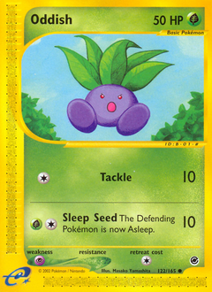 Pokemon Expedition Base Set Oddish - 122