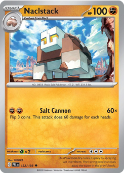 Pokemon Paldea Evolved Naclstack - 122