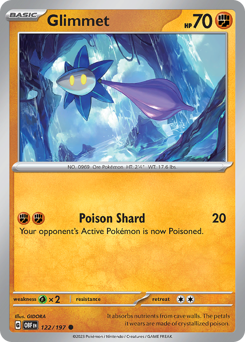 Pokemon Obsidian Flames Glimmet - 122