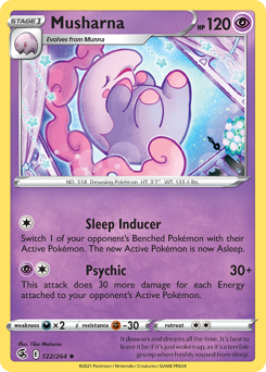 Pokemon Fusion Strike Musharna - 122
