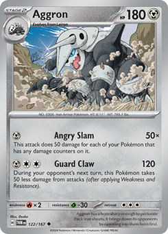Pokemon Twilight Masquerade Aggron - 122