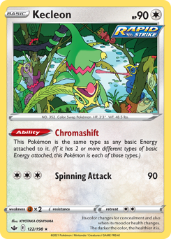 Pokemon Chilling Reign Kecleon - 122